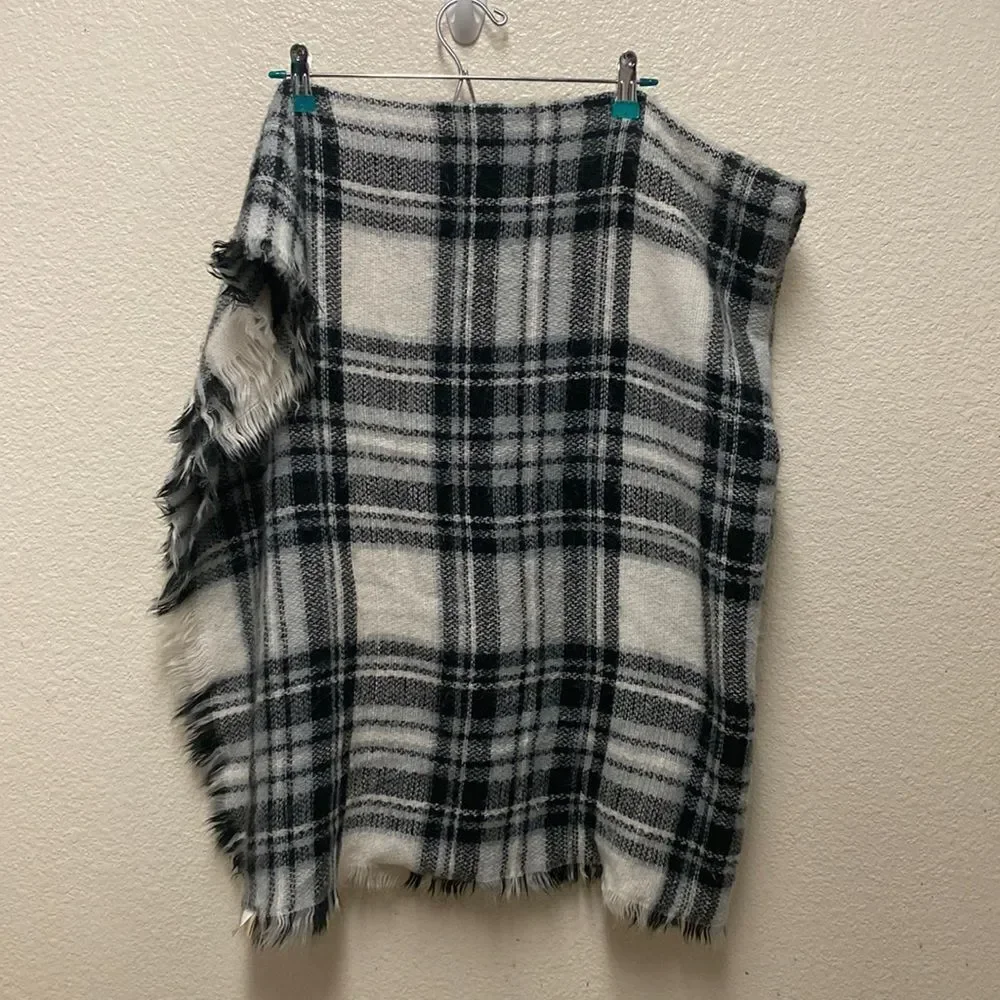 Modcloth Plaid Blanket Scarf